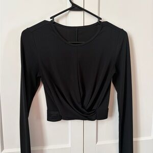 Fabletics Black Long Sleeve Top